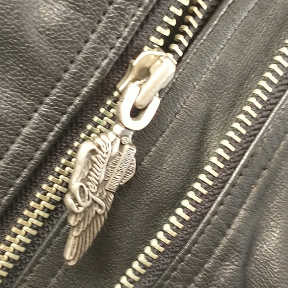 Vintage Leather Bomber Harley Davidson Jacket - Picture 3 of 9